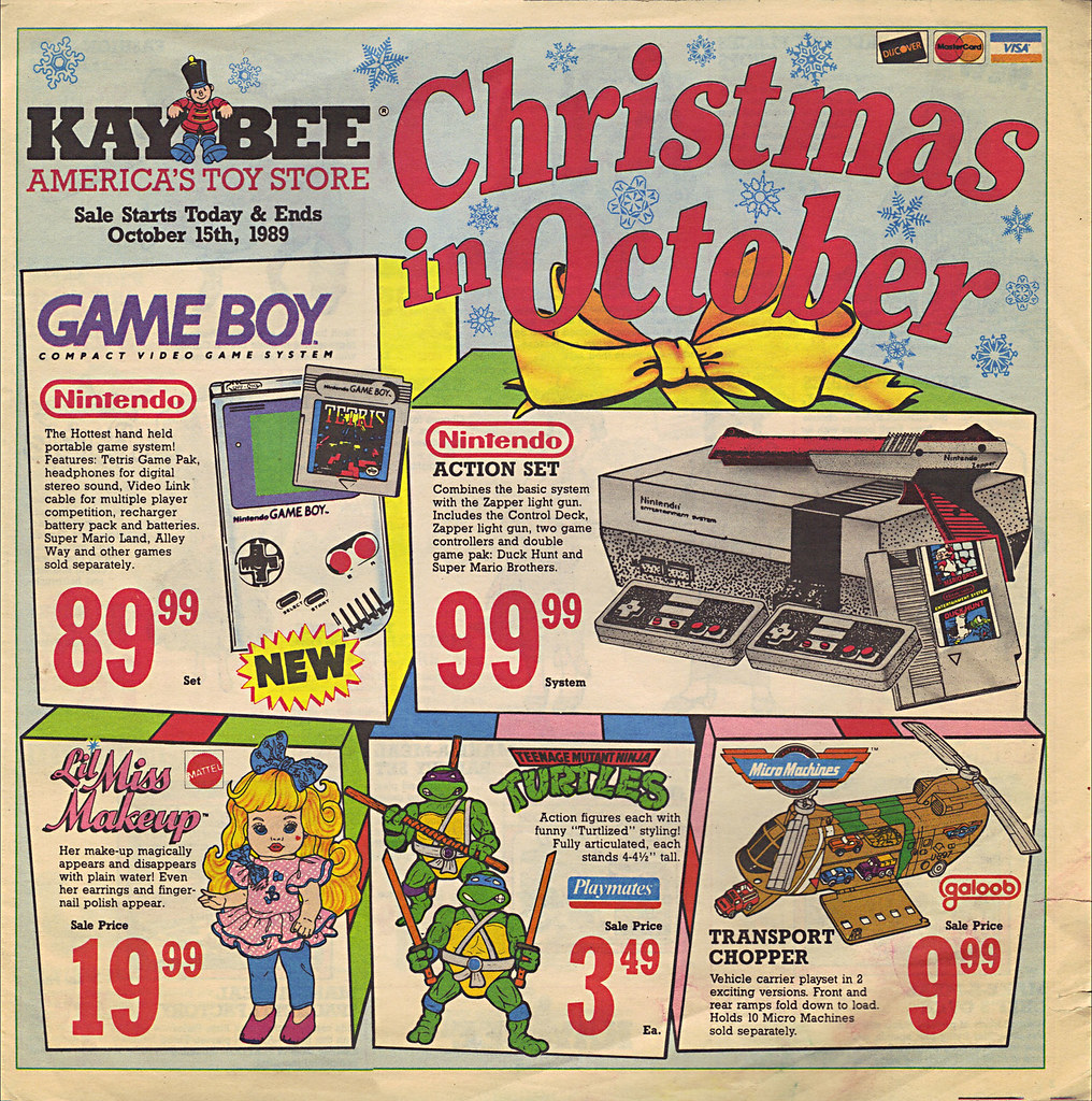 KAY•BEE TOY STORES :: Christmas in October pg.1  (( OCTOBER,8 1989 )) by tOkKa