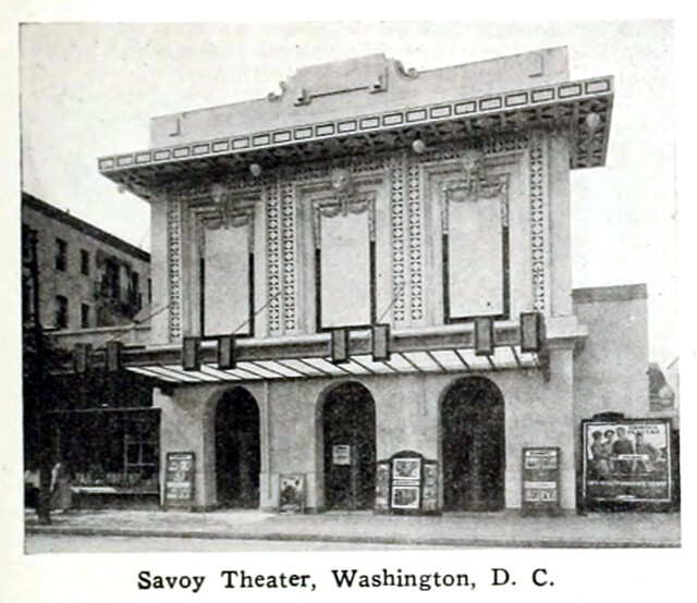 Savoy Theatre,3030 14th Street NW,  Washington, D.C., in 1916 - MvPW Nov