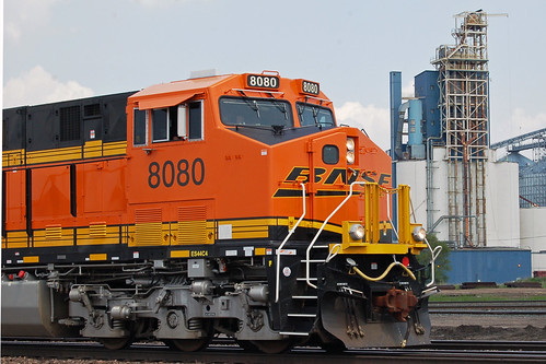 Railroad, Locomotive, BNSF (Orange and Black Colors) Locomotives