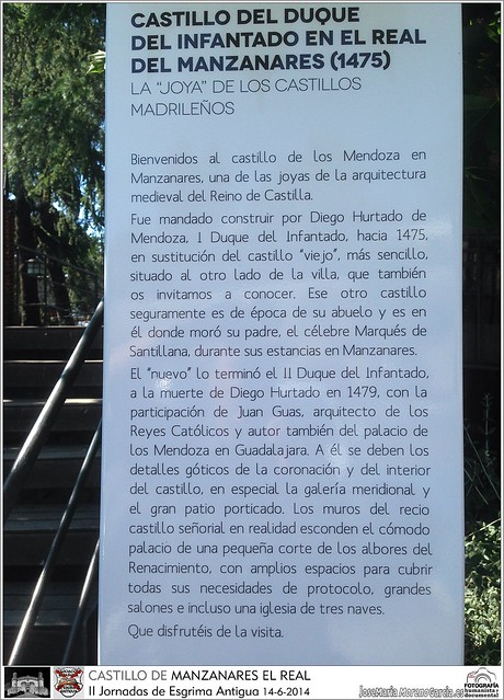 II Jornadas Esgrima Antigua - Castillo de Manzanares El Real