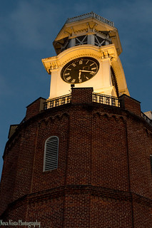 Clock Tower at Sunset