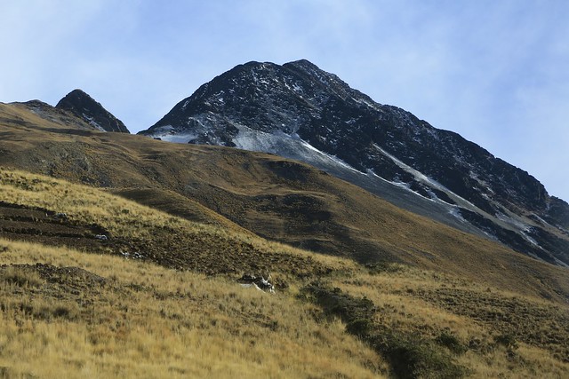Landscape La Cumbre Pass Altiplano Yungas Road Bolivia