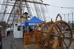USCGC Eagle and USS Constitution Masts  Boston Mass
