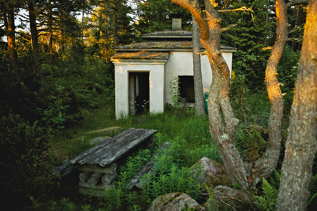 A Cooking shelter built by Soviet Troops