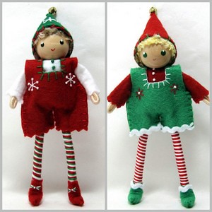 Christmas bendy dolls. Kindness Elves. Elf dolls | Dannielle | Flickr