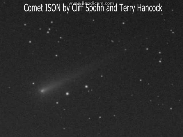 Comet ISON Time Lapse Video Oct 21, version 2 (by Cliff spohn and Terry Hancock)