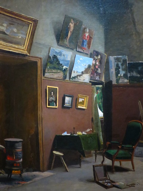 L'Atelier de la rue de Furstemberg (1865), Frédéric Bazille - Musée Fabre, Montpellier (34)