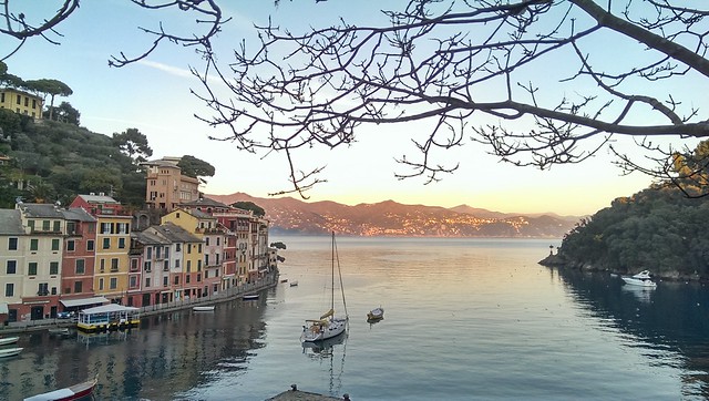Overlooking Portofino.