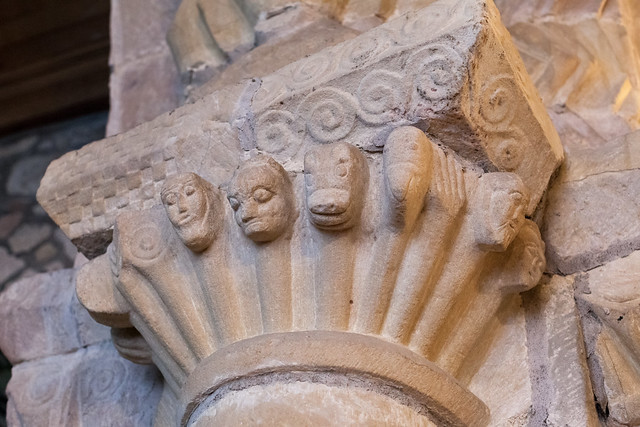 The Blessed | Carved capital | St Michael's church | Torpenhow-1
