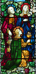 St Peter, the Blessed Virgin and St John