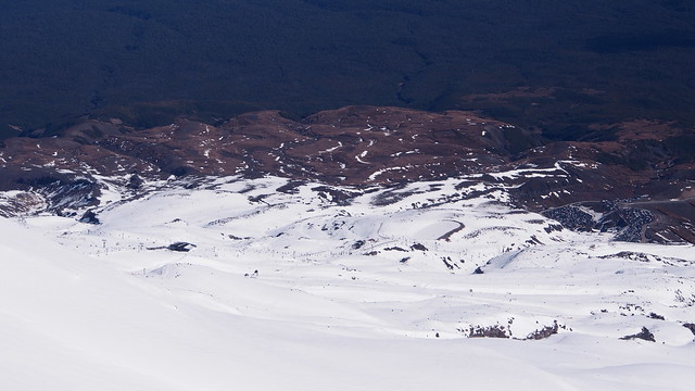 Turoa Skifield, viewed from Paretetaitonga