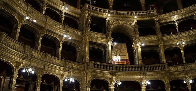 Ópera Nacional de Hungría. Palco Real. Budapest