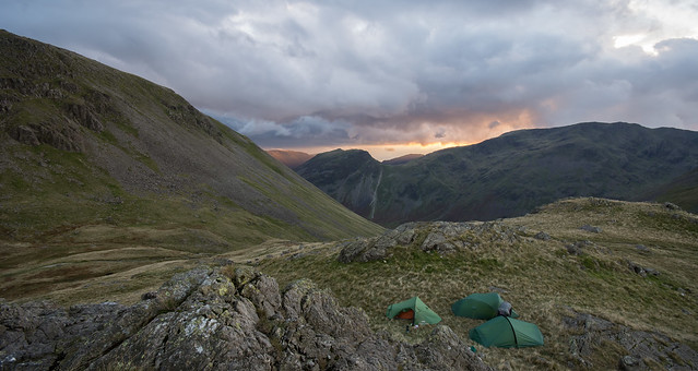 Camping with a view, The Lake District