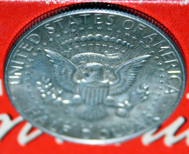 American JFK half dollar coin 1967