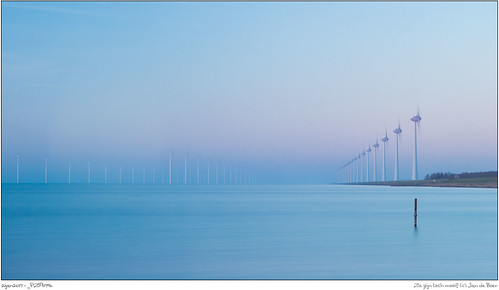 urk landschap windpark flevoland nederland nl
