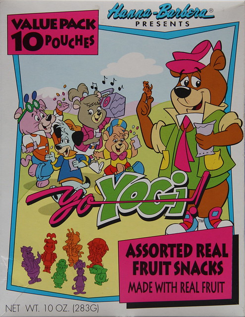 Yo Yogi Bear Fruit Snacks, 1991