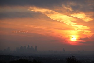 #sunrise #october #Frankfurt