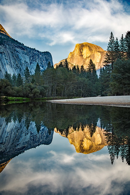 Yosemite Half Dome Mirror