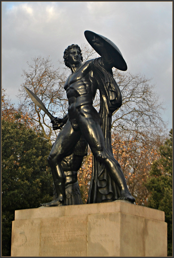 Statue of Achilles London The 18ft statue of Achilles, the… Flickr