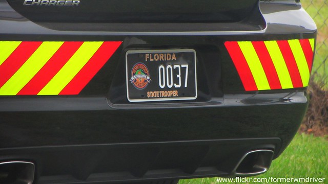 Florida Highway Patrol - Anniversary License Plate