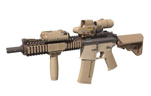 Full Size Mk 18 Assault Rifle Free Paper Model Download | Flickr
