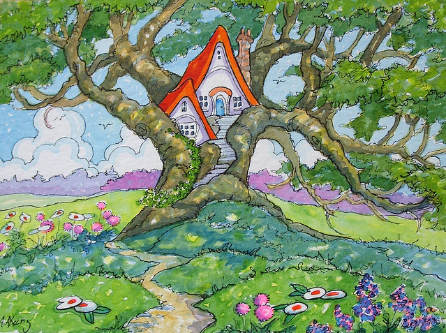 A Meadow Treehouse Storybook Cottage Series