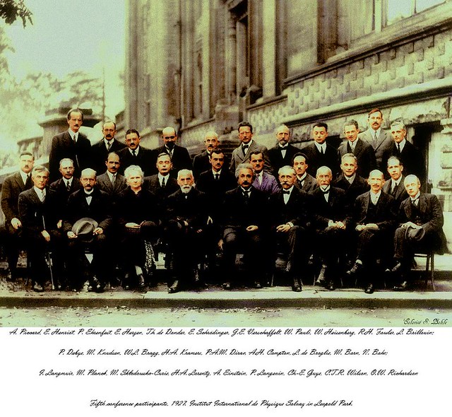 Fifth Solvay conference participants, 1927