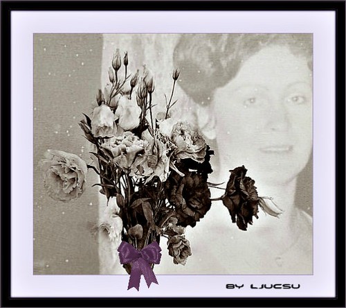 One of my Experiments: My Bouquet and me.......:)