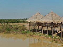 Thatched Huts on Stilts