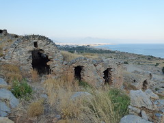 Anemurium - the Greek, Roman  Byzantine settlement, abandoned in the 7th CE, coastal view (2)