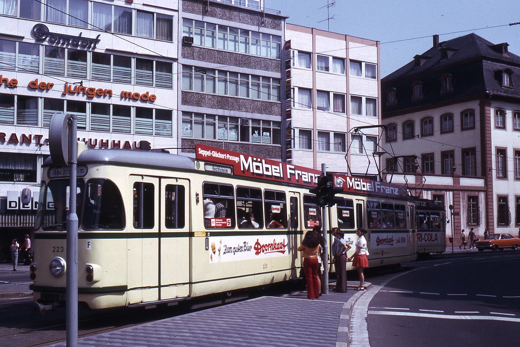 JHM-1973-1375 - Allemagne, Mayence Mainz, tramway
