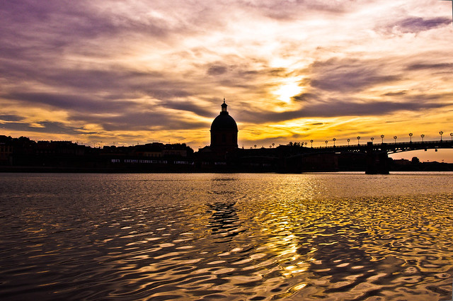 Toulouse . Sunset d'automne