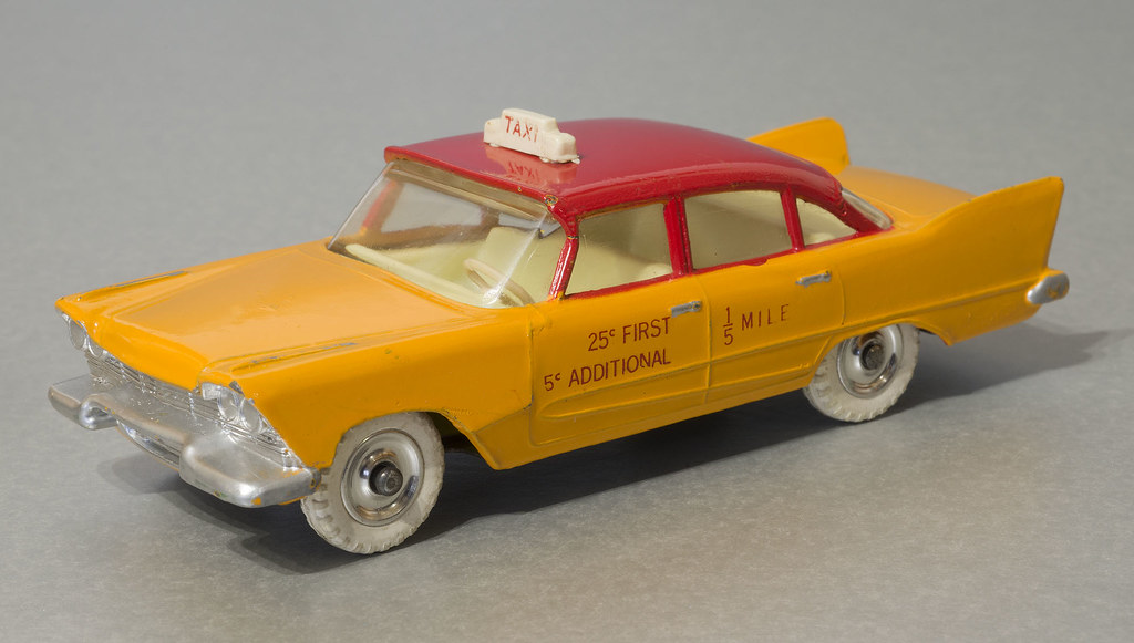 DINKY Nº 265 Plymouth USA Taxi transferts/décalcomanies 