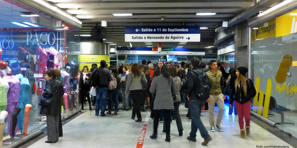Metro Tobalaba - Salida a 11 de Septiembre | Mayo 2013. | RiveraNotario |  Flickr