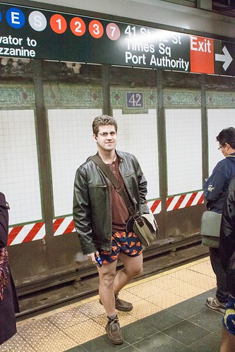 Improv Everywhere No Pants Subway Ride 2014 Central Park | Flickr