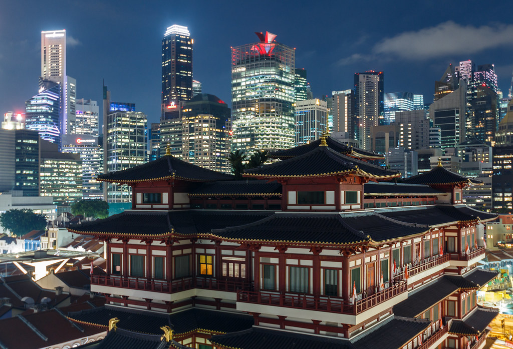 Buddha Tooth Relic Temple, Chinatown,  Singapore