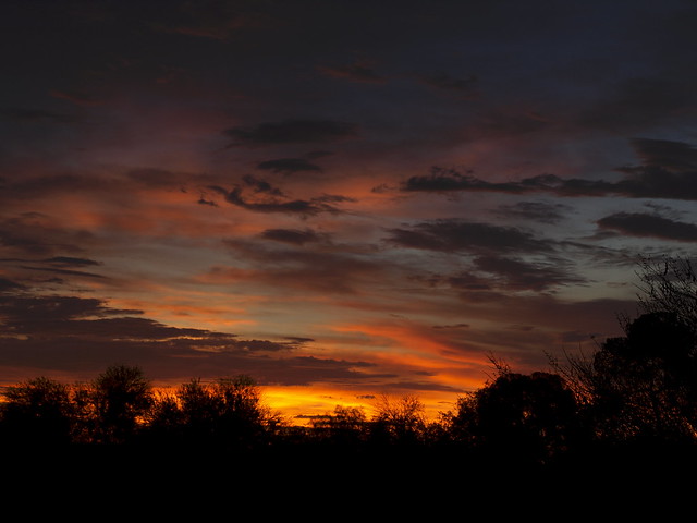 Sunset in Tucson on July 13, 2013