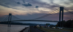 Sunset over the Verrazano-Narrows Bridge