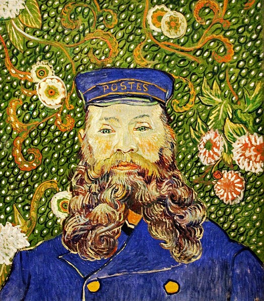 Van Gogh, Vincent (1853-1890) - 1889 Portrait of Joseph Roulin (Museum of Modern Art, New York City)