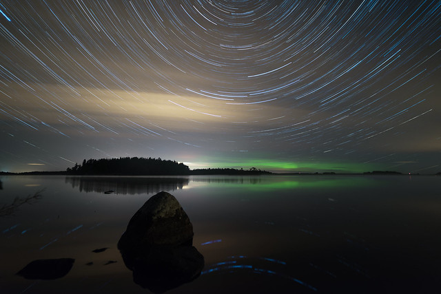 Lake Mälaren aurora