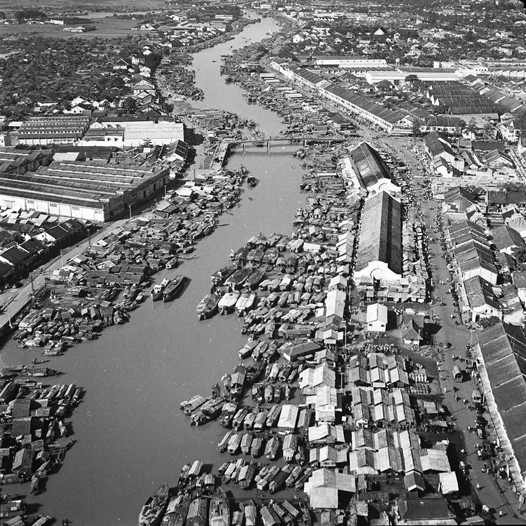 Saigon Aerial View - KHÔNG ẢNH SAIGON 1955