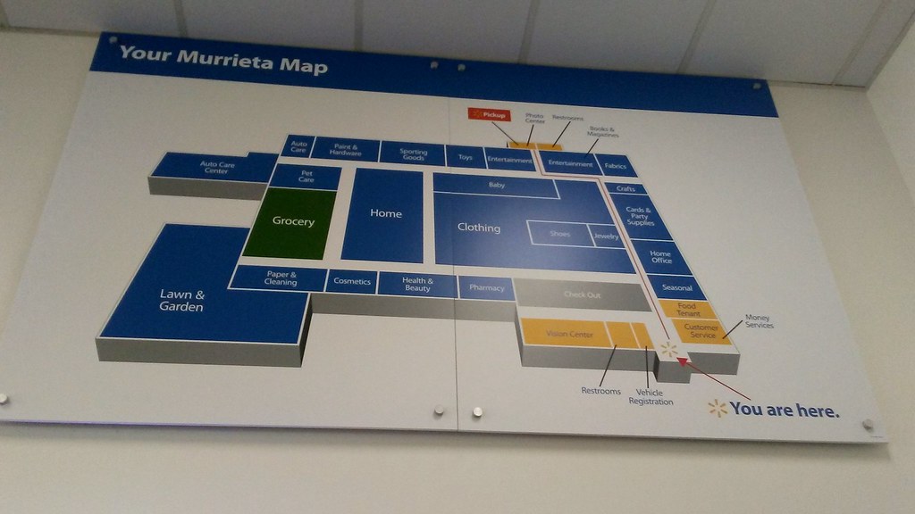 Walmart Murrieta Layout Map | A quick snapshot of the Murrie… | Flickr