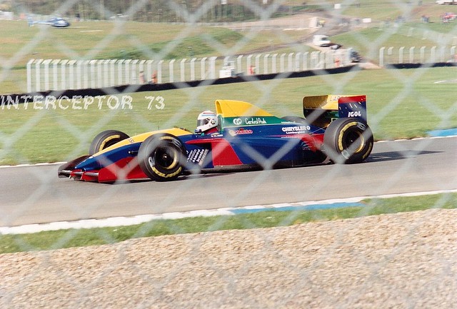 Phillipe Alliot, Larrousse-Lamborghini LH93, 1993 European Grand Prix, Donington Park, 10th April