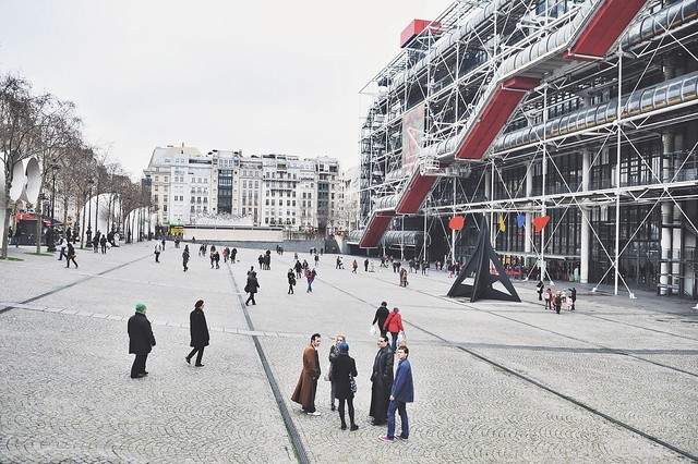 Centre Pompidou in Winter ~ Paris