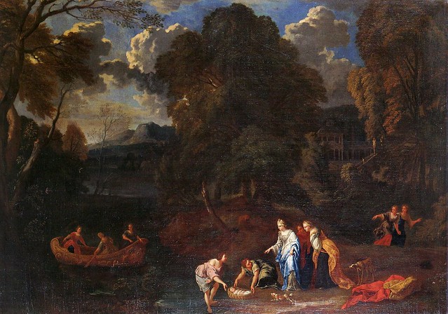 Attribuito a Jean-Baptiste Huysmans (1654-1716) - The Finding of Moses