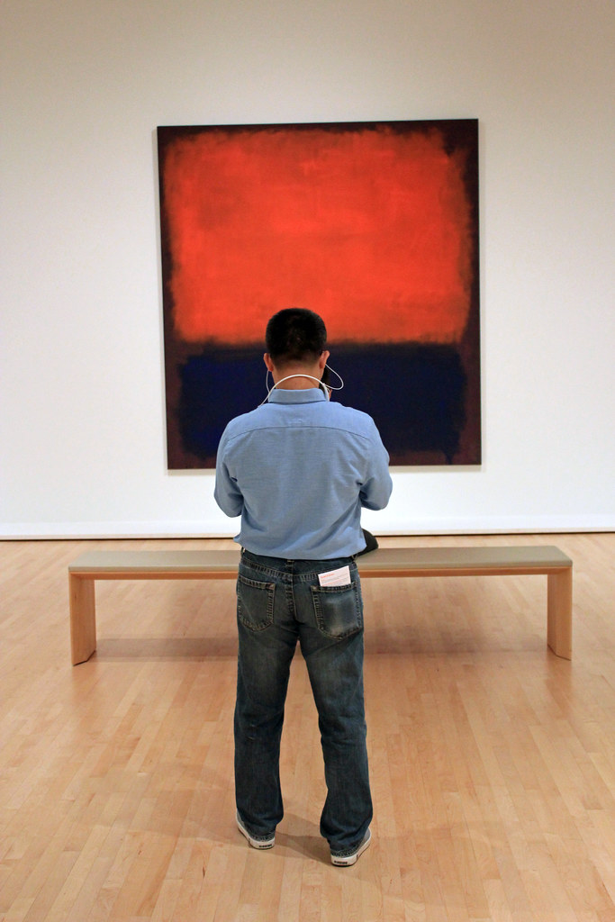 Mark Rothko Standing Standing Before No. 14, 1960, by Mark Rothko | John B. | Flickr