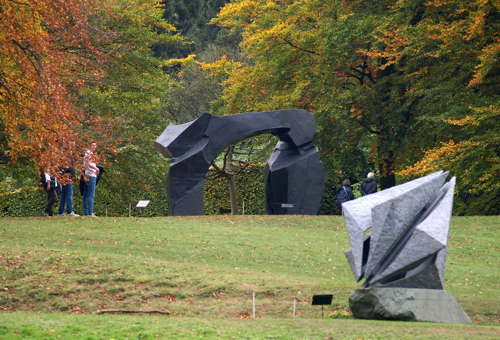 Two sculptures at Chatsworth