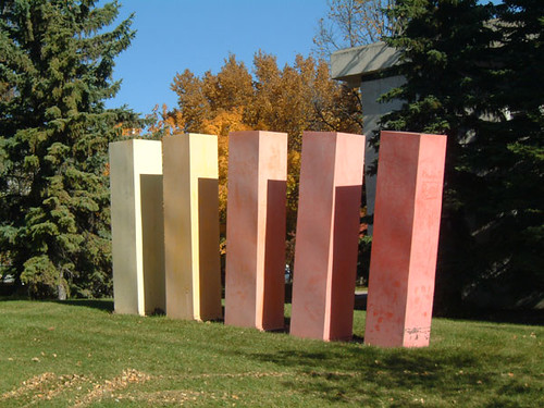 University of Manitoba General Idea sculpture