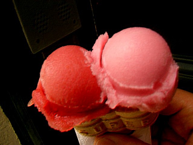 the pink sorbet