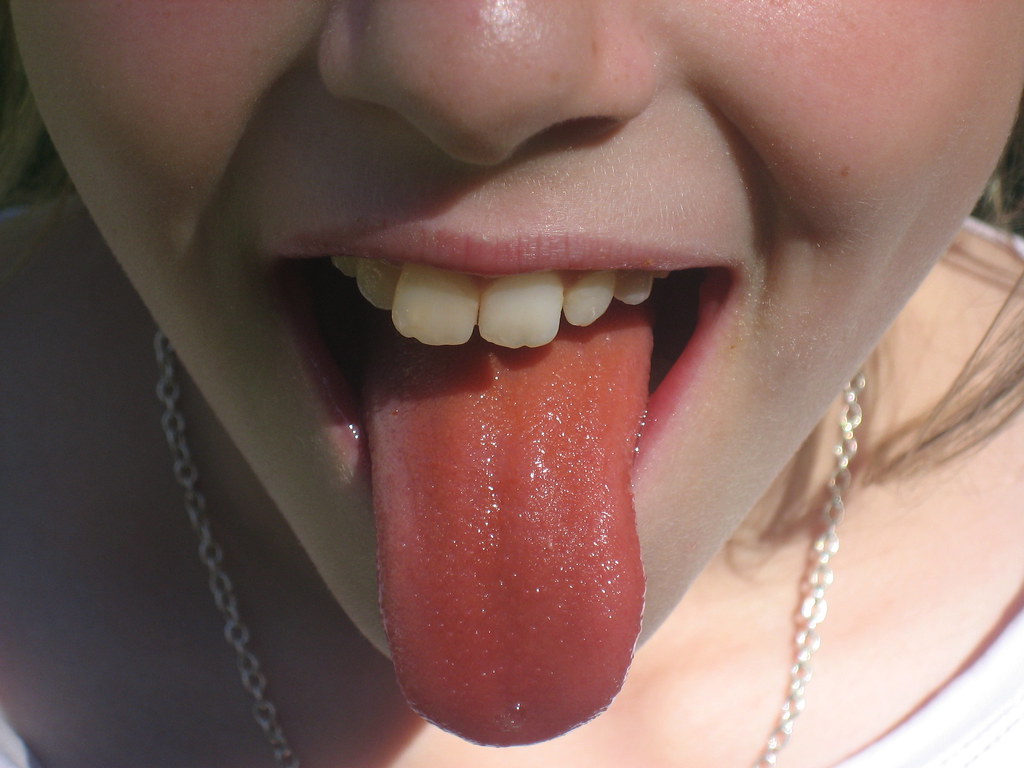 "Is my tongue orange yet?" sunny day popsicle tongues! Flick